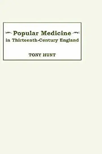 Cover of Popular Medicine in 13th-Century England