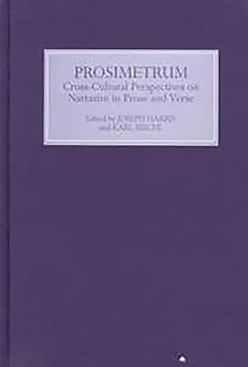 Cover of Prosimetrum – Crosscultural Perspectives on Narrative in Prose and Verse