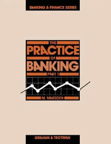 Cover of The Practice of Banking, Part 1