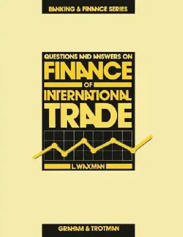 Cover of Questions and Answers on Finance of International Trade