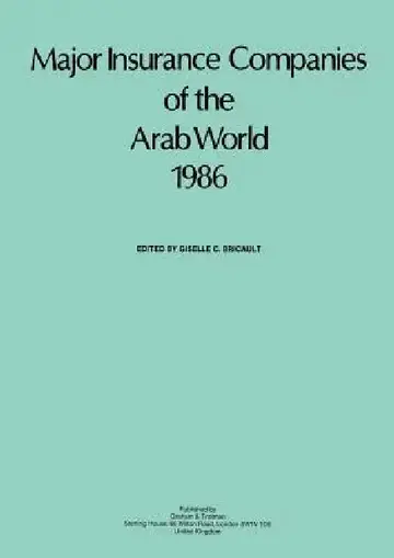 Cover of Major Insurance Companies of the Arab World 1985