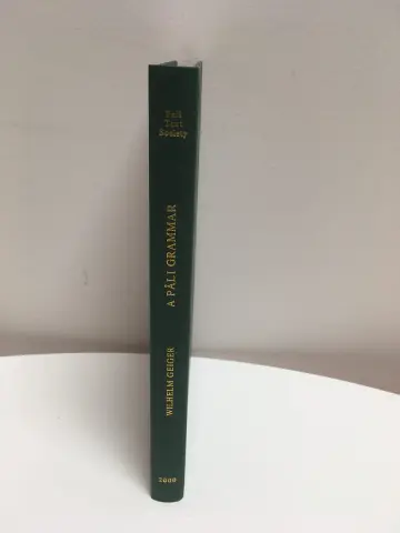 Cover of A Pali Grammar