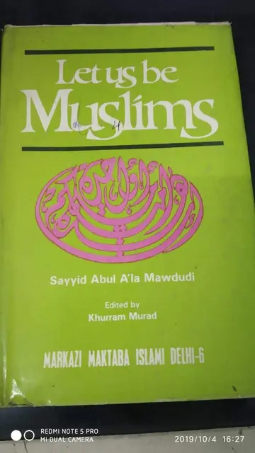Cover of Let Us be Muslims