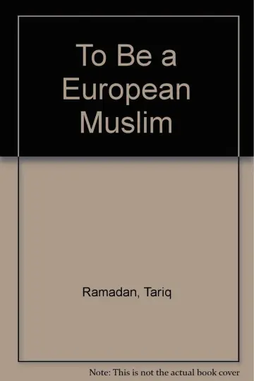 Cover of To be a European Muslim