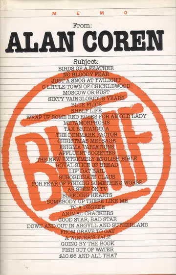 Cover of Bumf