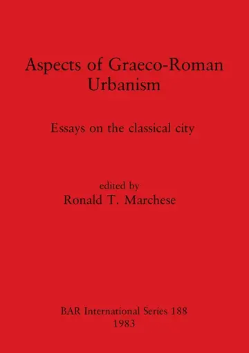 Cover of Aspects of Graeco-Roman Urbanism