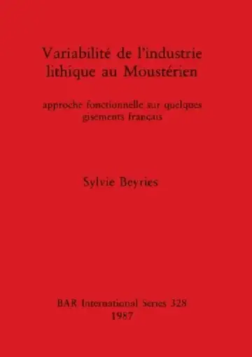 Cover of Variabilité de l'Industrie lithique au Moustérien