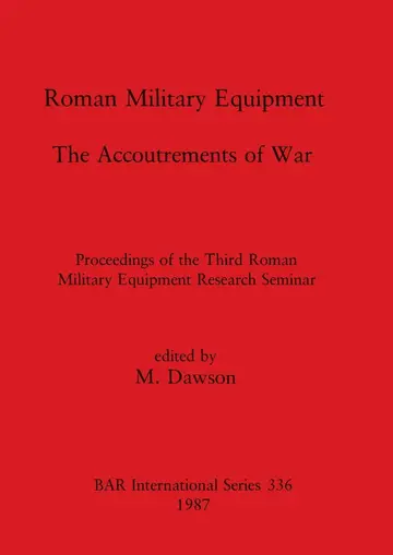 Cover of Roman Military Equipment