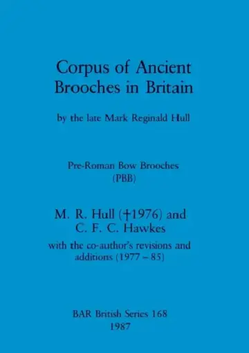 Cover of Corpus of Ancient Brooches in Britain