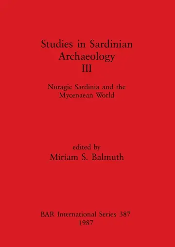 Cover of Nuragic Sardinia and the Mycenaean World