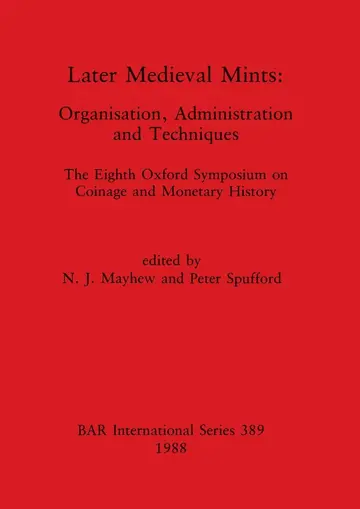 Cover of Later Mediaeval Mints