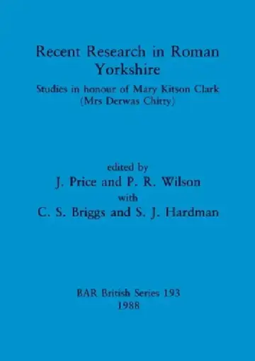 Cover of Recent Research in Roman Yorkshire