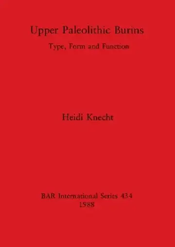 Cover of Upper Paleolithic Burins