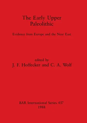 Cover of The Early Upper Paleolithic