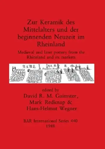 Cover of Zur Keramik des Mittelalters und der beginnenden Neuzeit im Rheinland