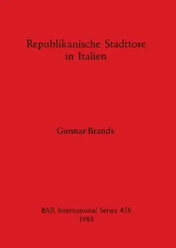 Cover of Republikanische Stadttore in Italien