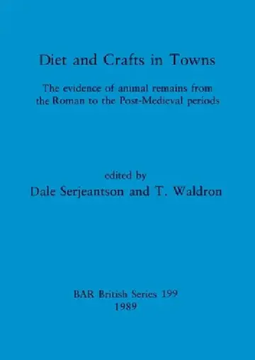 Cover of Diets and Crafts in Towns