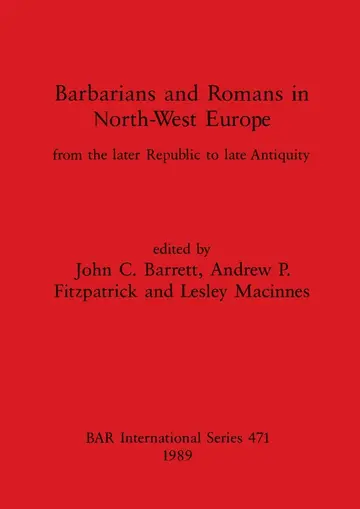 Cover of Barbarians and Romans in North-west Europe