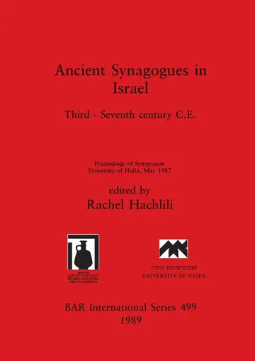 Cover of Ancient Synagogues in Israel