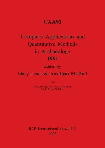Cover of Computer Applications and Quantitative Methods in Archaeology 1991