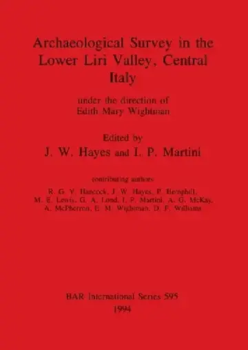 Cover of Archaeological Survey in the Lower Liri Valley, Central Italy