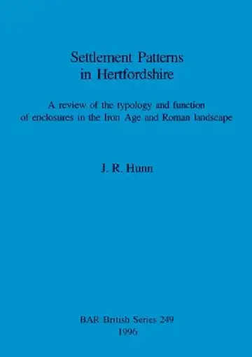 Cover of Settlement Patterns in Hertfordshire