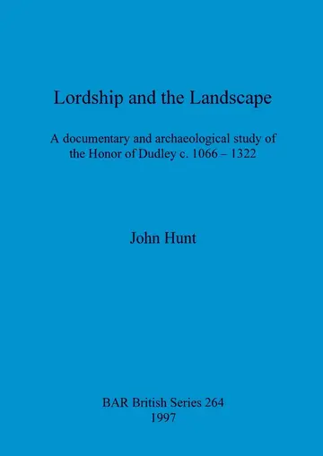 Cover of Lordship and the landscape