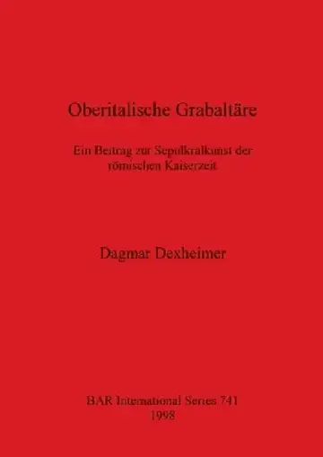 Cover of Oberitalische Grabaltäre