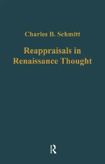 Cover of Reappraisals in Renaissance Thought