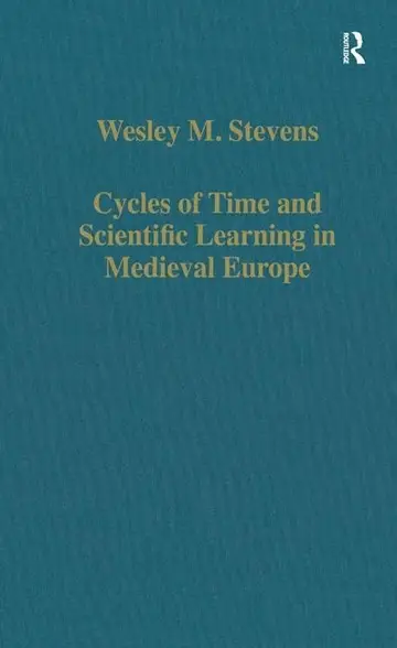Cover of Cycles of Time and Scientific Learning in Medieval Europe