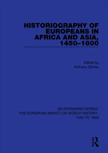 Cover of Historiography of Europeans in Africa and Asia, 1450-1800