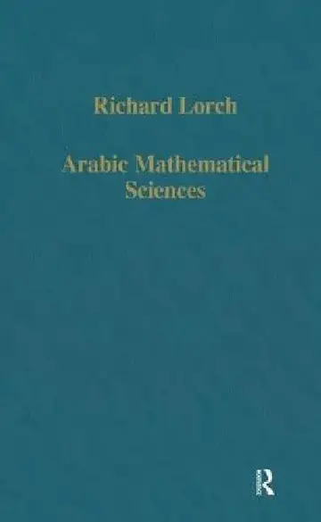 Cover of Arabic Mathematical Sciences