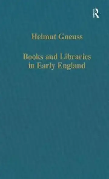 Cover of Books and Libraries in Early England