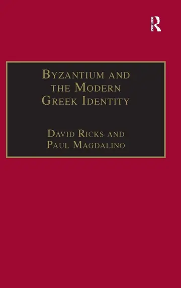 Cover of Byzantium and the Modern Greek Identity