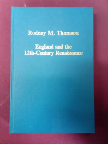 Cover of England and the 12Th-Century Renaissance