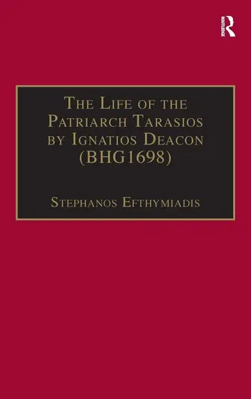Cover of The Life of the Patriarch Tarasios