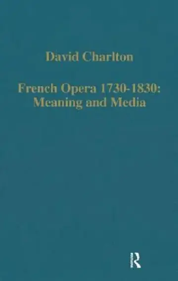 Cover of French Opera 1730-1830