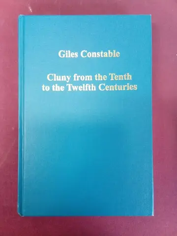 Cover of Cluny from the Tenth to the Twelfth Centuries