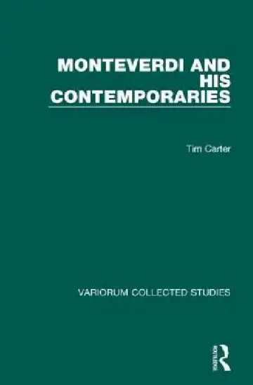 Cover of Monteverdi and His Contemporaries