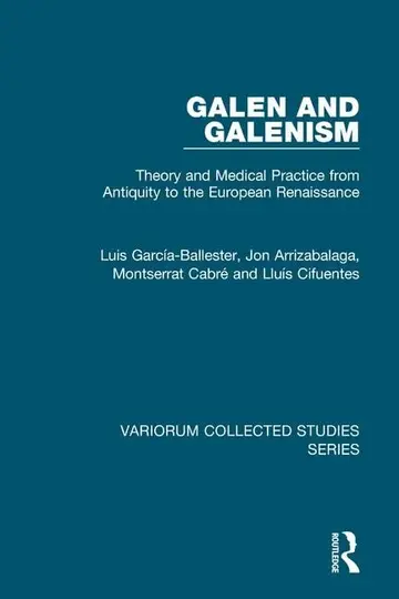 Cover of Galen and Galenism