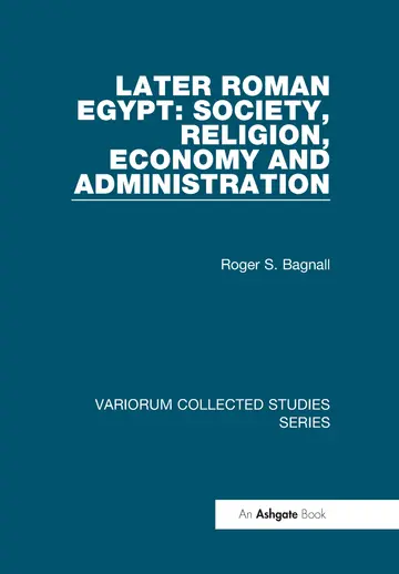 Cover of Later Roman Egypt