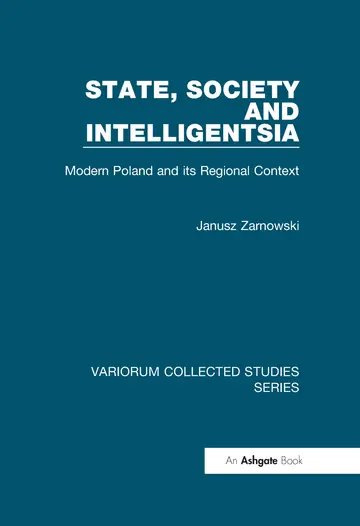 Cover of State, Society and Intelligentsia
