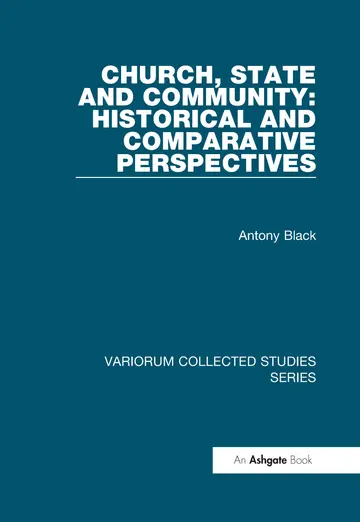 Cover of Church, State and Community