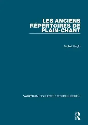 Cover of Les Anciens Répertoires de Plain-Chant