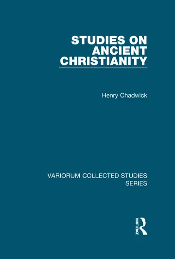Cover of Studies on Ancient Christianity