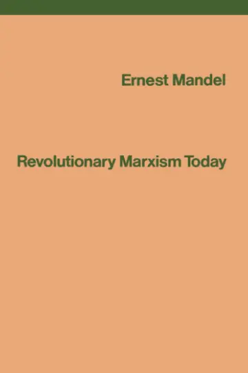 Cover of Revolutionary Marxism Today