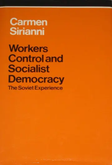Cover of Workers Control and Socialist Democracy