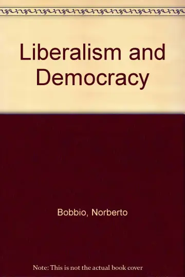 Cover of Liberalism and Democracy