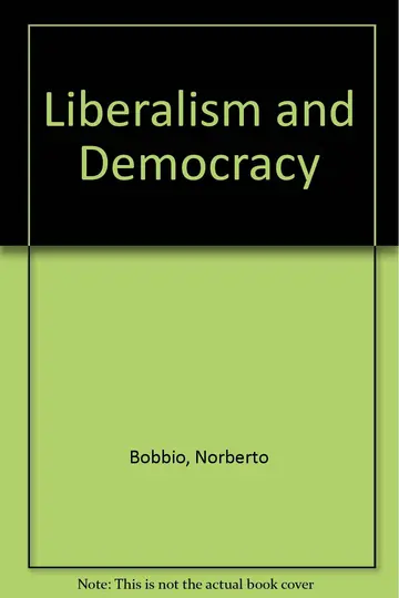 Cover of Liberalism and Democracy