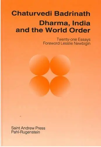 Cover of Dharma, India and the World Order